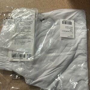 Still in bag white track that lululemon shorts